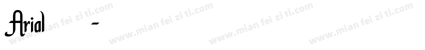 Arial 阿拉伯字体字体转换